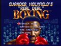 Evander holyfields real deal boxing intro sega genesis