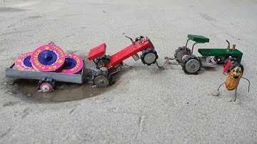 Diy tractor stuck in mud mini science project Part-2 | diwali chakri video | @TechnicalAvnishh