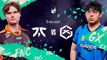 GX vs. FNC | 2025 LEC Summer Playoffs - Lower Round 1
