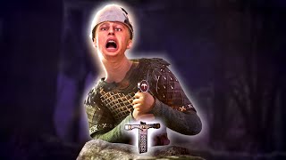 If I pull out this sword, I'll be king!