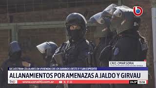 Allanamientos y tensión en Tucumán: investigan amenazas contra Jaldo y la Policía