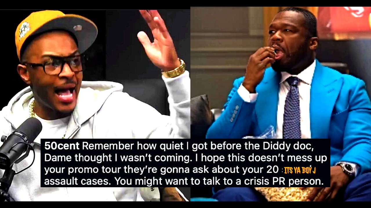 T.I Speaks About KIDS Getting Involved in 50 Cent BEEF! 50 Post and DELETES 👀