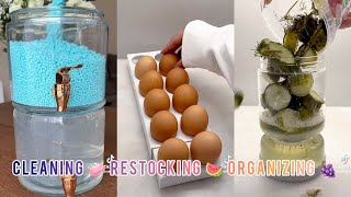 Satisfying Cleaning 🧼 Restocking 🧂 Organizing 🍇 TikTok Compilation ✨ Vlogs from TikTok ✨