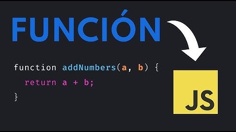 ➡️Cómo CREAR una FUNCIÓN en JAVASCRIPT