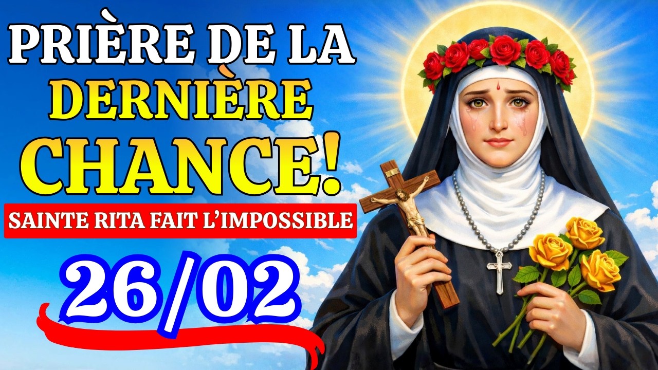 Prière de la Dernière Chance! Quand tout semble perdu, Sainte Rita ouvre un chemin !