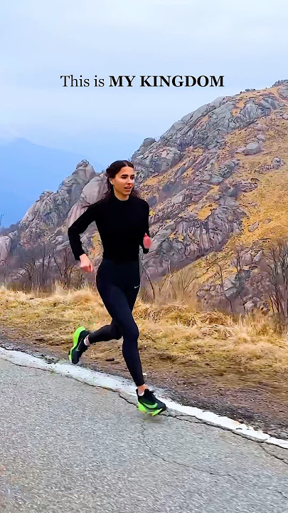 This is MY KINGDOM ❤️ RUNNING is where I find the REAL ME 🥹 Do you agree? #running #motivation