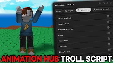 [FREE] ANIMATION HUB TROLL SCRIPT GUI | ROBLOX EXPLOIT SHOWCASE | FE ANIMATIONS