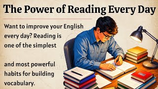 The Power of Reading Every Day | Improve Your English Fluency ✅️ | Graded Reader 🔥 | English Podcast