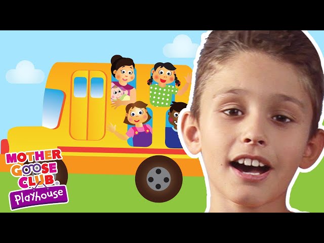 The Wheels on the Bus + More | Mother Goose Club Nursery Playhouse ...
