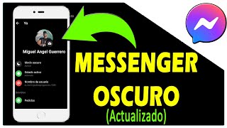 HOW TO PUT MESSENGER IN DARK OR NIGHT MODE 🌙 Updated ✅ screenshot 3