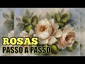 PAINTING ROSES IN PORCELAIN STYLE - COMPLETE VIDEO