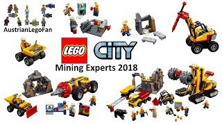 All Lego City Mining Experts Sets 2018 - Lego Speed Build Review