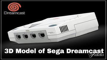 3D Model of Sega Dreamcast Review