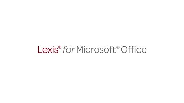 Lexis® for Microsoft Office® - Find Precedent