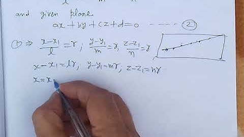 Find the condition that the line may lie in a plane