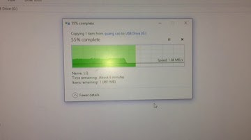USB lỗi copy file video  dung lượng trên 1Gb không xem được