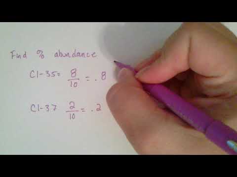 2.4 Average Atomic Mass #3