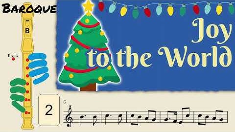 Joy to the World | Baroque Soprano Recorder Tutorial by Notes to Play