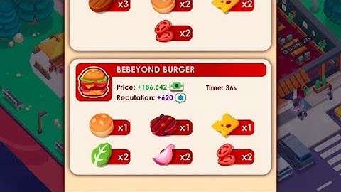 Idle burger empire tycoon, have completed research 🔬 on all types of burgers 🍔