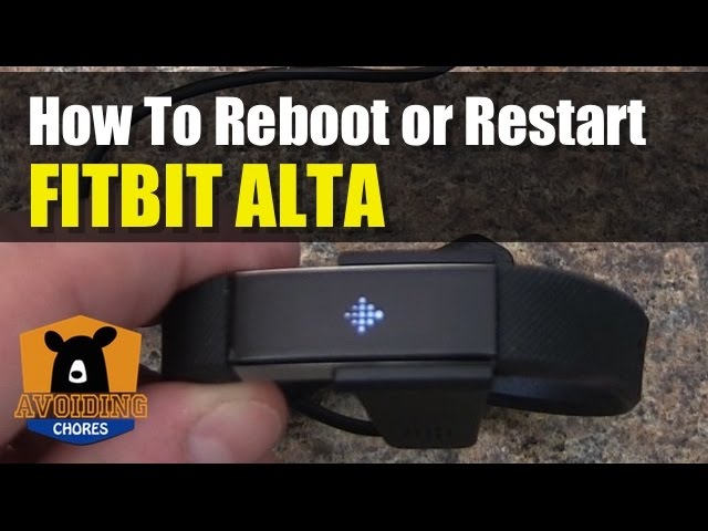 how to factory reset a fitbit alta