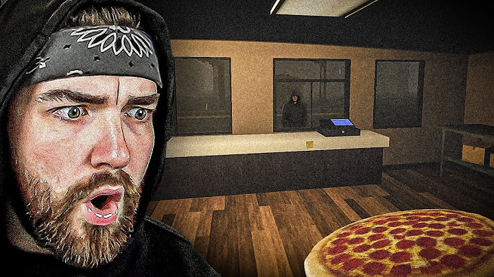 WORKING THE NIGHT SHIFT AT A PIZZA SHOP...