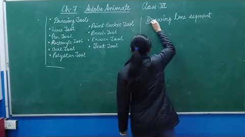 Class VI Chapter 7 Adobe animate( - Drawing Tools (Part 1)