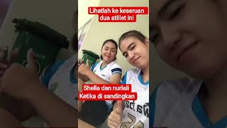 Look At The Excitement Of These Two Athletes Shella And Nurlali When They Are Side By Side Danc