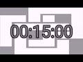 15 Minute Countdown Timer With Ticking Clock Tik Tak Tic Tac 15 Minute Countdown Timer With Ticking Clock Tik Tak Tic Tac
