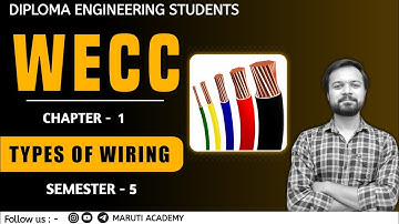 Sem 5/WECC/ CH1 /Most imp topics GTU/#marutiacademy #gtu_exam #wiring