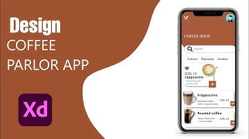 Modern Coffee Parlor App Design