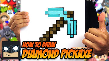 How to Draw A Minecraft Pickaxe