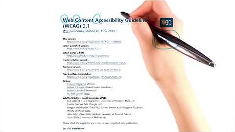 [웹 접근성] 접근성 지침 소개