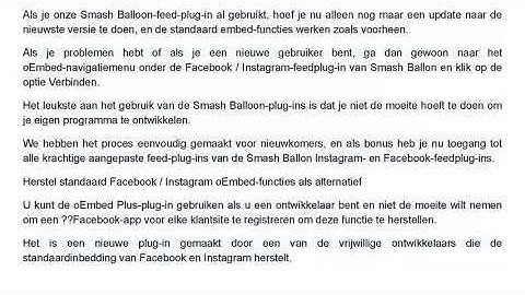 Hoe het oEmbed probleem van Facebook en Instagram in WordPress op te lossen