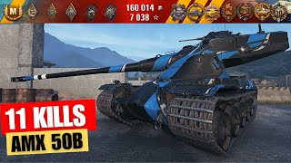AMX 50 B●Kolobanov's medal●11 Kills - Best WotReplays - World of Tanks