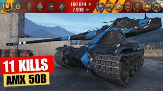 AMX 50 B●Kolobanov's medal●11 Kills - Best WotReplays  - World of Tanks