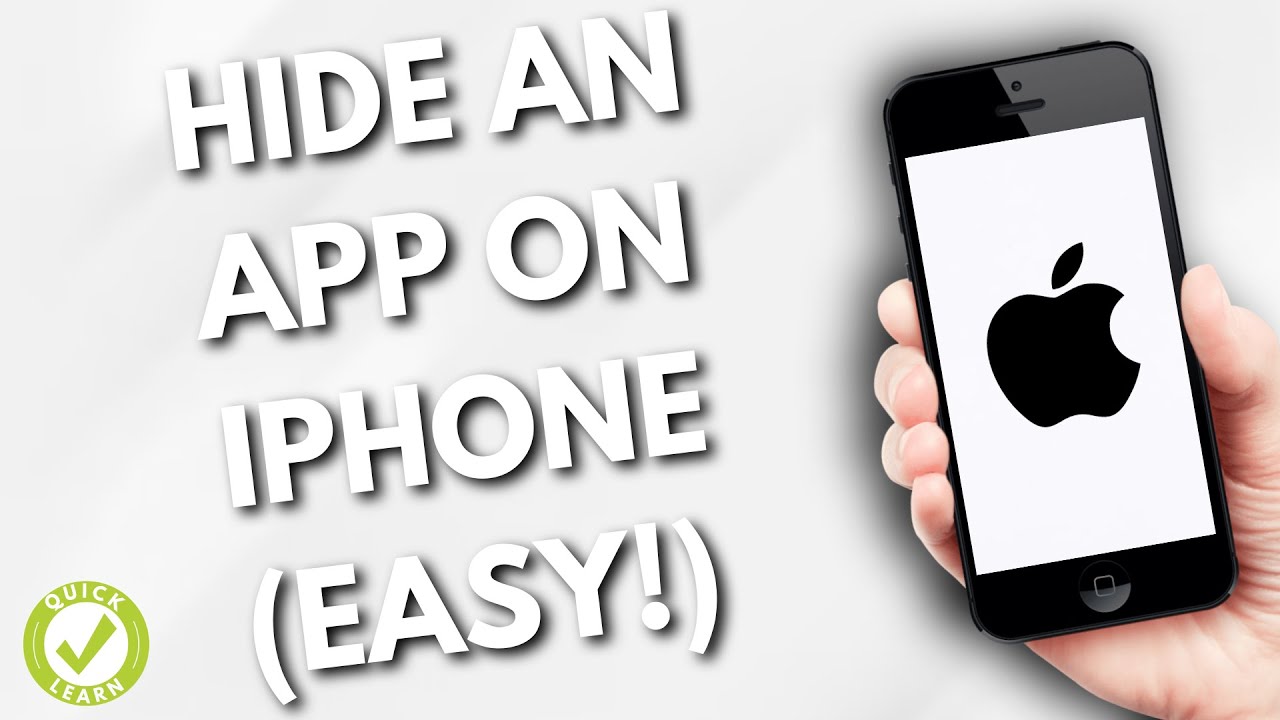 how-to-hide-an-app-on-iphone-the-right-way-youtube