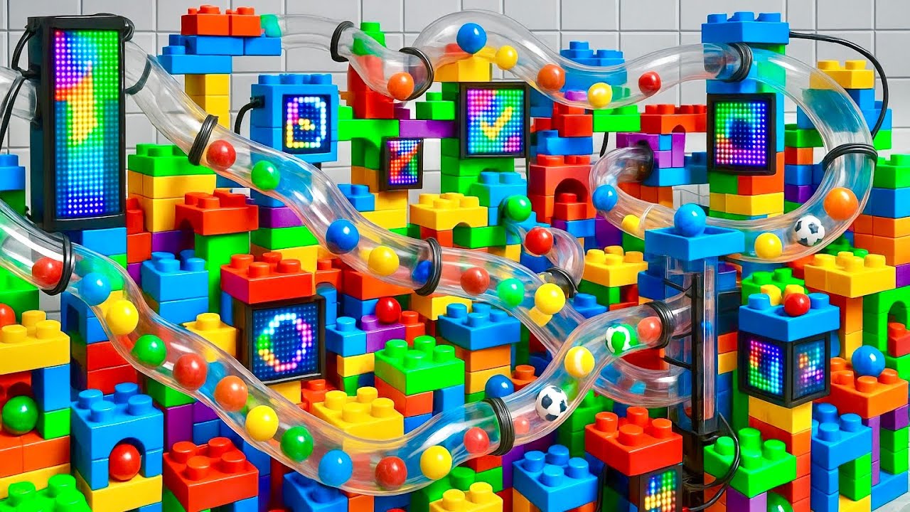 Marble Run Calm Flow ASMR – Smooth Motion Without Pause