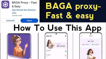 BAGA proxy - fast & easy VPN kaise use kare? How to use BAGA proxy - fast & easy VPN ?