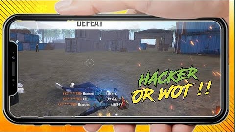 😅Awm Hacker In My Game - Garena Free Fire #totalgaming #gyangaming