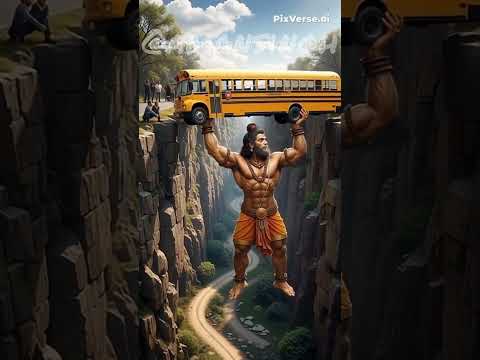 हनुमान जी ने बस को बचाया 😰 Jay Shri Ram #jayshreeram ##ytshorts #shorts #youtubeshorts #hanuman by जय श्री हनुमान 🙏