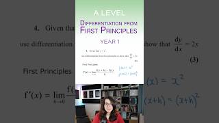 Differentiation from First Principles | A Level | Past Papers in Pieces #ALevelMaths #PastPapers
