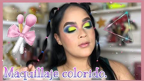 Maquillaje Colorido Fcil para principiantes Paso a...