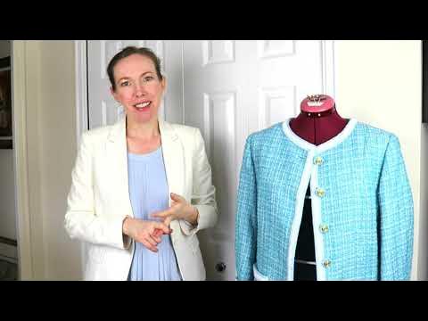 How to Sew a Tweed Jacket: Side Front 