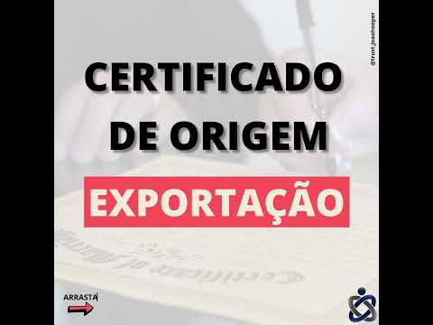Certificado de origem na exportação #shorts