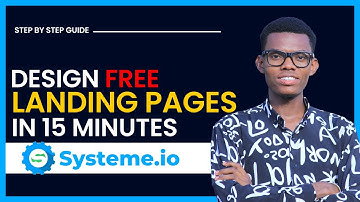 How to Build a Landing Page in Minutes with Systeme.io || Step by Step Guide