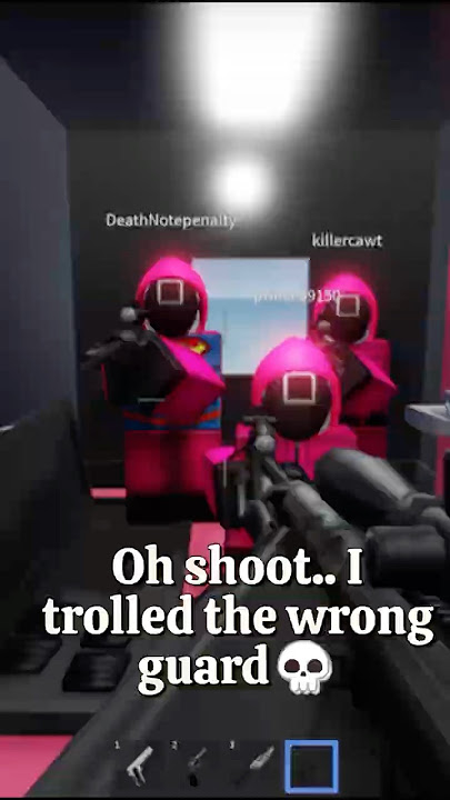 Frontman Regretted Trolling This Guard 😈💀 Octopus Game #shorts #roblox #squidgame