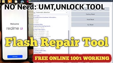 FRT ( Flash Repair Tool ) 2024 Qualcomm + Mediatek | Factory Reset & Reset FRP  | Read & Write Flash