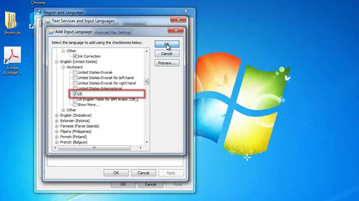 How to Change Keyboard Layout in Windows 7