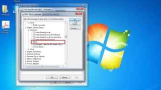 how to change keyboard layout in windows 7