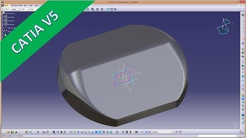 Brennraum 1 - Catia v5 GSD Training - Sweep with draft direction)